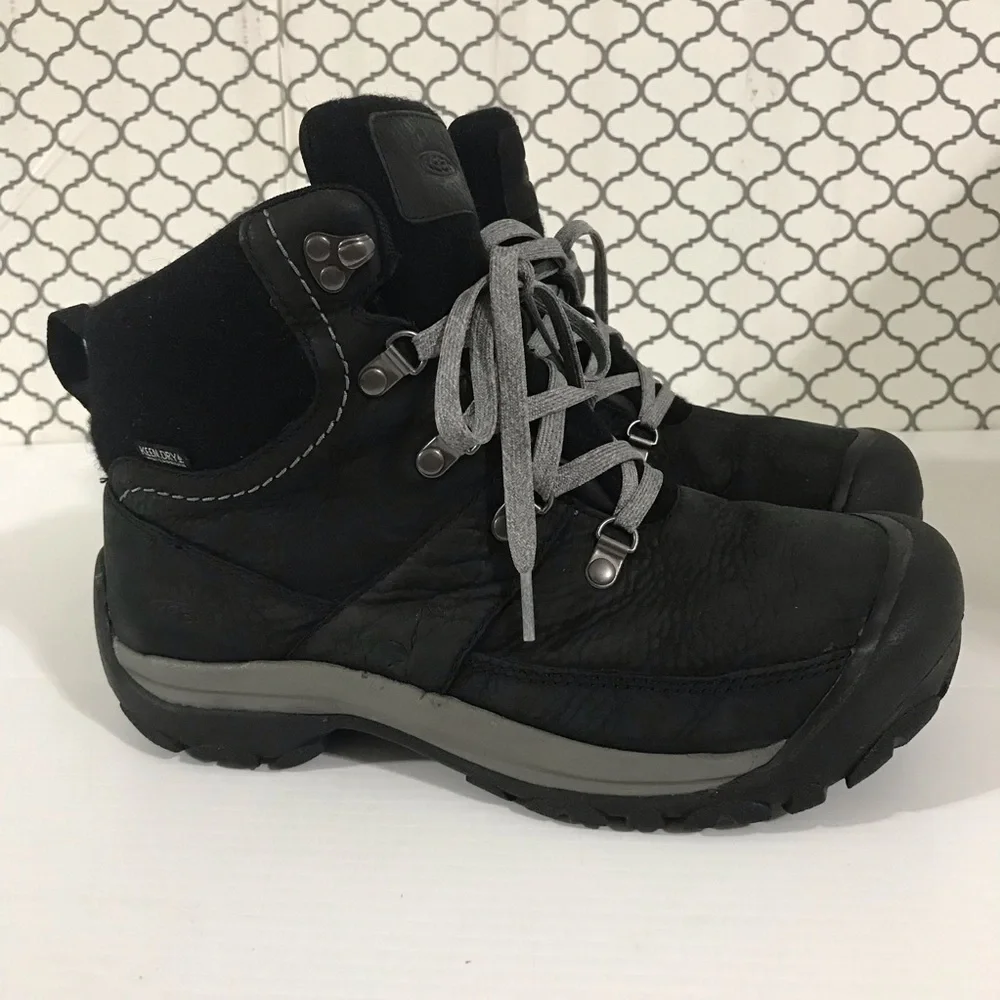Keen Women's Kaci III Black Waterproof Boots 1026720 Size 9.5